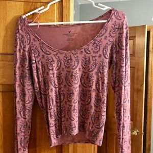 Cropped top long sleeve